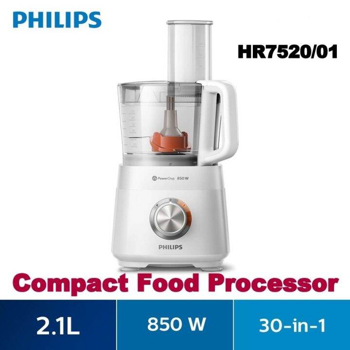 PHILIPS HR7520/01 Viva Collection Compact Food Processor Lazada Singapore