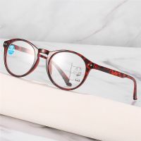 Progressive Multi focus Anti blue Light Reading Glasses Retro Fashion HD Automatic Hyperopia Eyeglasses For Women Man Unisex