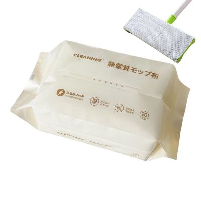 ❄ Mop Wipe Replacement 30pcs Electrostatic Dust Floor Wipes Electrostatic Adsorption Wet Mopping Wipes For Tile Glass Marble