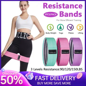 5pcs/Set] Gym Resistance Bands Yoga Squat Elastic Band Stretch