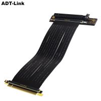 Pci Express 3.0สายริบบิ้นยกสำหรับ16x แนวตั้ง,X16 3.0สายพ่วง90องศาสำหรับการ์ดจอแนวตั้ง