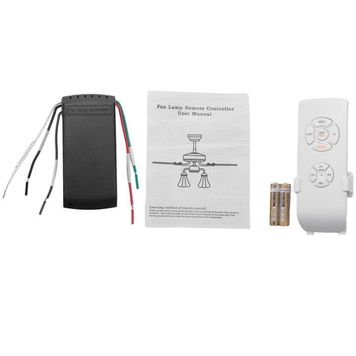 Universal Ceiling Fan & Light Remote Control Kit Timing Wireless