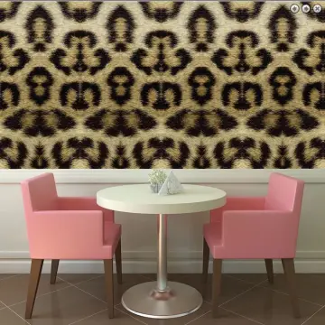 Leopard Print Wallpaper Walls  Peel Stick Leopard Wallpaper