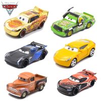 Disney Pixar Cars 3 2 Metal Diecast Car Toy Black Storm Jackson Lightning McQueen Truck Model Children Car Toys Christmas Gift