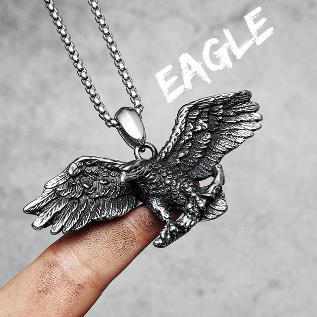 eagle-hunting-pendants-men-necklaces-316l-stainless-steel-wild-hawk-hunter-chain-rock-punk-for-friend-male-jewelry-special-gift