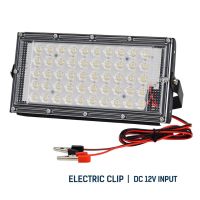 LED Floodlight Outdoor Spotlight 50W Wall Washer Lamp Reflector IP65 Waterproof Lighting Garden RGB Flood Light AC12V