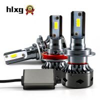 hlxg 2Pcs Car H7 LED Canbus Headlight Bulbs Auto Bulb H11 H8 H1 9005 10000LM H4 led 72W Automobile Headlamp 9006 HB4 12V Lights Bulbs  LEDs  HIDs