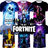 เสื้อยืดลาย3d คริสต์มาส Fortnite เสื้อยืดเสื้อยืดแบทเทิลรอยัลชุดเด็กแนวสตรีทเกมชัยชนะเสื้อยืดฮาราจูกุผู้ชายและผู้หญิงเสื้อผ้าวัยรุ่น