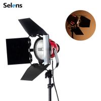 Selens ไฟสตูดิโอ 800W 3200K ชุดไฟต่อเนื่อง สำหรับสตูดิโอถ่ายภาพ Redhead Light with Brightness Dimmer 800w 3200K For Filming Studio Continuous Lighting Studio Light Photography