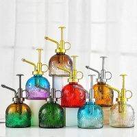 【CC】 European-style Glass Watering Can Colorful Embossing Household Succulent Gardening Decoration