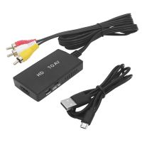 ☂∋□ HDTV To AV Converter HD Video Converter HDMI-Compatible To RCA AV/CVSB L/R Video 1080P Mini Adapter