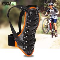 WOSAWE Children Motorcycle Back Protector KneePads Knee Protector Roller Skating Riding Ski Special Removable Kids Back Support