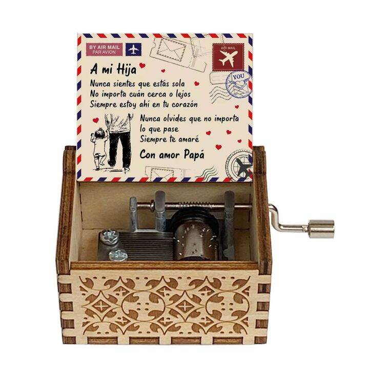 Wooden Music Box Halloween Lazada.co.th