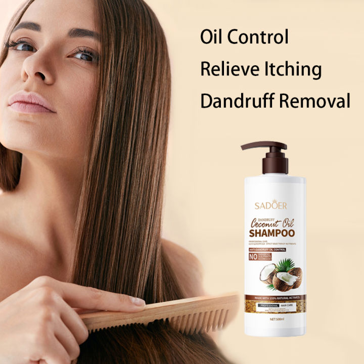 Sadoer Coconut Oil Nourishing Anti Dandruff Shampoo Itchy Scalp Oil ...