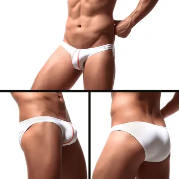 Men's Briefs Inner Separation Breathable U-Convex Design Fashionable  Essence Ice Silk Scrotum Support Comfortable 224