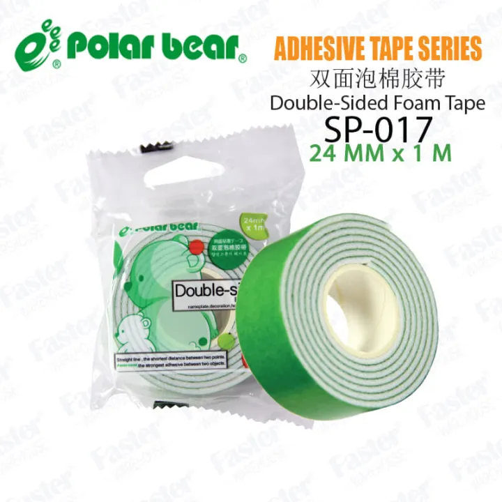 Polar Bear Sp 017 Double Sided Foam Tape 24mm 1m 6 Pcs Lazada