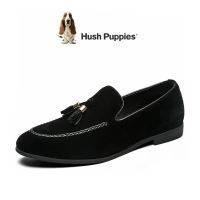 Hush Puppies รองเท้าผู้ชาย รุ่น สีดำ รองเท้าหนังแท้ รองเท้าทางการ รองเท้าแบบสวม รองเท้าแต่งงาน รองเท้าหนังผู้ชาย