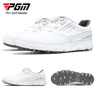 รองเท้ากอล์ฟ PGM สำหรับกันน้ำผู้ชายป้องกันการลื่นรองเท้าผ้าใบกีฬาสีขาวรองเท้าฤดูร้อนผู้ชายใหม่ XZ276ผู้ชาย