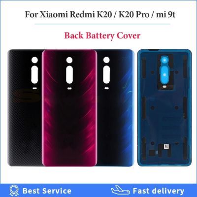 สำหรับ Xiaomi Mi 9T /9T Pro / Redmi K20 / K20 Pro แบตเตอรี่ฝาหลังประตูกระจกเคสแข็งอะไหล่โทรศัพท์ที่อยู่อาศัย