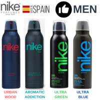 Nike Man URBAN WOOD, AROMATIC,ULTRA GREEN, ULTRA BLUE,  EDT Deodorant ไนกี้ เออร์บาร โซล แมน , อัลตร้า คัลเลอร์ แมน ดีโอสเปรย์ 200ml.ฉลากไทย Mfg.02,06/21,06,11/22 Exp.2031-2032