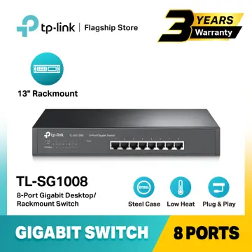 TL-SG1008, 8-Port Gigabit Desktop/Rackmount Switch