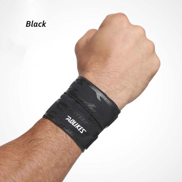 1pc-sports-compression-wrist-brace-thin-breathable-adjustable-hand-wrap-support-wristband-for-basketball-badminton