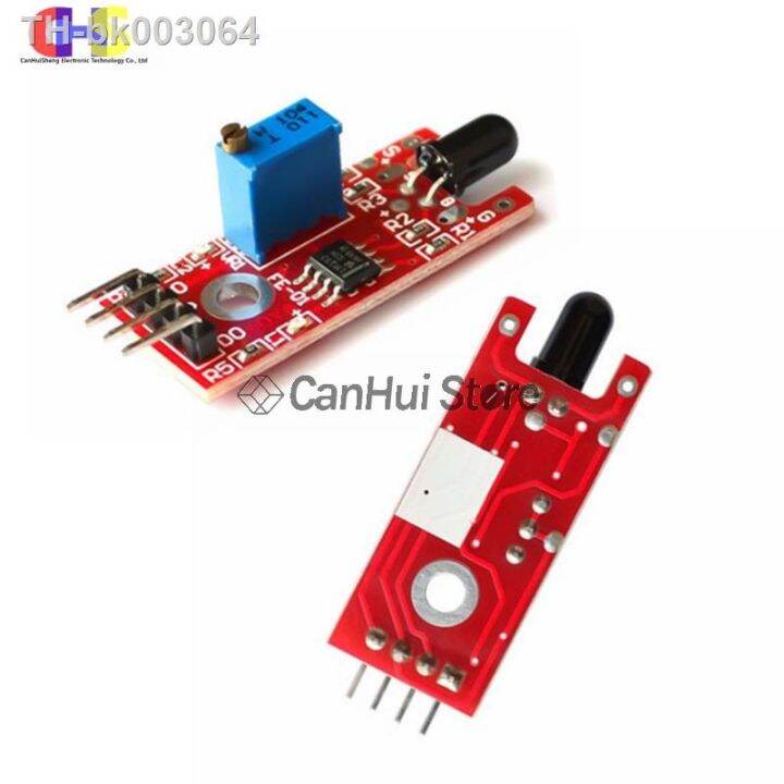 4pin KY-026 IR Flame Sensor Fire Detection Module Detects Infrared ...