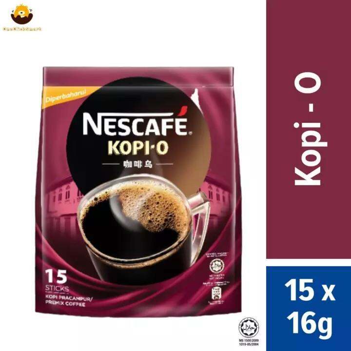 [ORIGINAL READY STOCK] NESCAFE Kopi O (16g x 15s) Lazada
