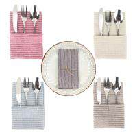 Set of 12 pcs 30x40cm Plain Narrow Striped Cloth Napkins cotton Napkins Dinner table Napkins for Events &amp; Home Use