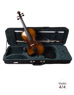 Prima P-280 Violin ไวโอลิน 4/4 เฟลมเมเปิ้ล เคลือบเงา + แถมฟรีซอฟต์เคส & คันชัก & ยางสน