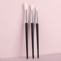 3 Pcs Goat Hair Tapered Crease Blending Eyeshadow Brush Make Up Cosmetic Kit Maquiagem Smudge Eye Makeup Brushes Makeup Brushes Sets