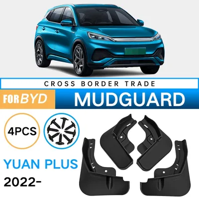 Car Mudflapor for -BYD Atto 3 Yuan Plus EV 2021-2023 Fender Mud Guard Flap Splash Flaps Mudguards Accessories