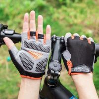 ❈◘ↂ Men Cycling Bicycle Gloves Half Finger Gym Gloves Women Mitten Breathable Anti-slip MTB Bike Glove Fitness Sport Training Gloves