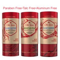 Old Spice Aluminium Free Deodorant, Clean Waters , Mountain Peak, Clear Harbor 2.0oz(56g)