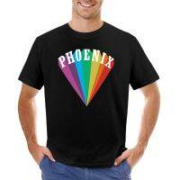 Phoenix Rainbow 2.0 T-Shirt Vintage Clothes Graphics T Shirt Oversized T-Shirt Tshirts For Men