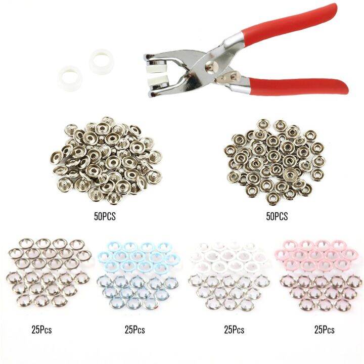 200pcs-snap-buttons-pliers-tool-snap-fasteners-kit-colorful-leather-rivets-buttons-metal-press-studs-button-for-sewing-clothing-haberdashery