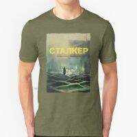 Stalker A Film By Andrei Tarkovsky / Fan Art Poster T Shirt 100% Pure Cotton Stalker Andrei Tarkovsky Сталкер Zone Film Film