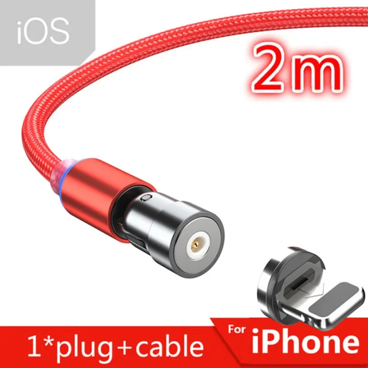 Suntaiho Quick Charging 2M 540º Rotation Fast Charger Cable