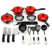 13Pcs/Set Mini Kitchen Cookware Pot Pan Pretend Cook Play Educational Toys For Children Simulation Kitchen Utensils Girls Toys