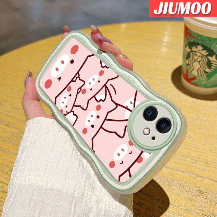 เคส-jiumoo-สำหรับ-realme-3-pro-เคส3i-realme-ลายการ์ตูนหมูน่ารักดีไซน์ใหม่แฟชั่นขอบคลื่นเคสป้องกันเลนส์กล้องซิลิโคนเคสโทรศัพท์แบบใสนิ่มกันกระแทก