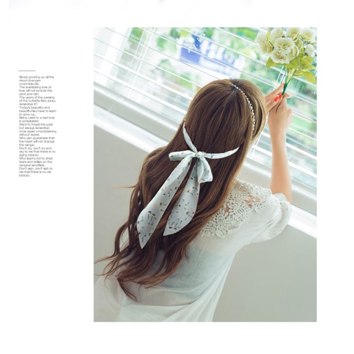 cw-korea-calico-headband-for-hair-hoop-head-bands-accessories-bow-knotted-hairband-ribbon-scrunchy-headdress