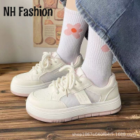 NH Fashion  รองเท้าผ้าใบผญ รองเท้าผ้าใบผู้หญิง รองดท้าผ้าใบ ผญ 2023 NEW  FBX2390QHB 37Z230912