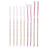 9Pcs Bracelets Brazilian Wire Braid Handmade Ethnic Multicolored # 4