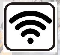 สติ๊กเกอร์  WIFI    สติ๊กเกอร์ร้านกาแฟ มี 4 แบบ ขนาด 9 X 10 ซม. งานพิมพ์สติ๊กเกอร์ (19บาท/แผ่น )