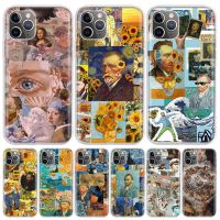 Graffiti Oil Painting Art Van Gogh For iPhone 11 13 14 Pro Max 12 Mini Phone Case X XS XR 6 6S 8 7 Plus SE Apple 5 5S Fundas