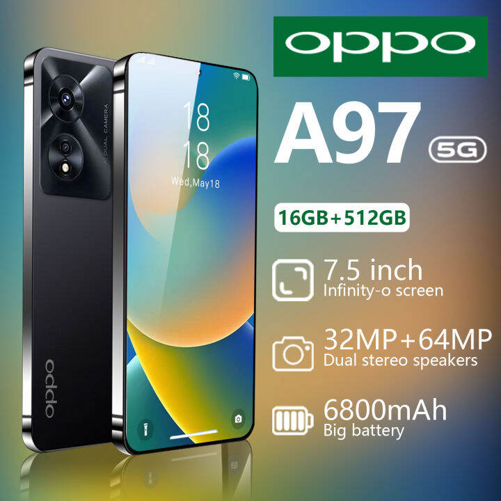 ใหม่ Opp0 A97 5G 7.5นิ้ว โทรศัพท์มือถือ รองรับ2ซิม Smartphone 4G/5G  โทรศัพท์สมา แรม16Gb รอม512Gb โทรศัพท์ถูกๆ Android12.0 มือถือ Mobilephone  ส่งฟรี มือถือราคาถูกๆ รับเล่นเกม โทรสับราคาถูก โทรศัพท์สำห โทรศัพท์ มือถือ  Reno8 Pro A96 | Lazada.Co.Th