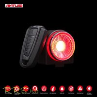 ▥♧ ANTUSI A8pro Bike Rear Lamp USB Rechargeable LED Lights Burglary Alarm Call Wireless Control Tail Lamp Bike Warning Light