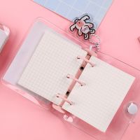 ☼ Mini three-hole loose-leaf book color cute notebook kids note books Girl pocket book kawaii Handbook student diary Writing books