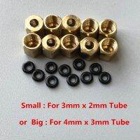 10 pcs/lot Copper Thread screw nuts O Ring for Roland Mimaki Mutoh Damper Solvent Resistant