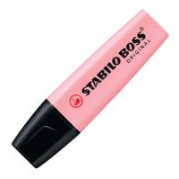 ปากกาเน้นข้อความ Stabil Boss Pastel สีชมพู No.129 1 กล่อง มี 10แท่ง : 4006381492300